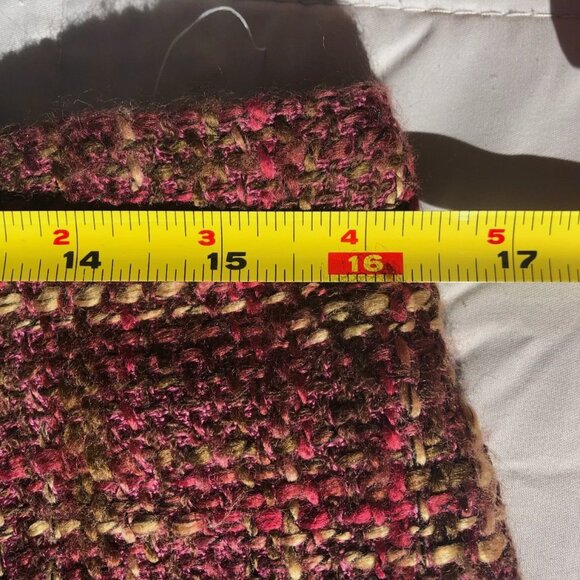 Central Park Womens Tweed Pencil Skirt, Size M - Picture 7 of 8